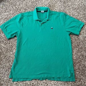 Brooks Brothers Green Polo Shirt Classic Knit Pique Size XL